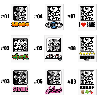 Sticker mit QR-Code