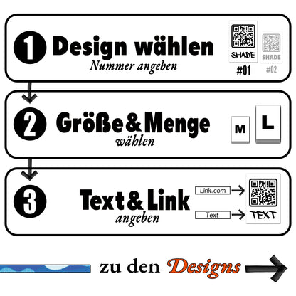 Sticker mit QR-Code